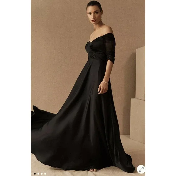 bhldn black bridesmaid dresses Shop All Plus Size Bridal Dresses